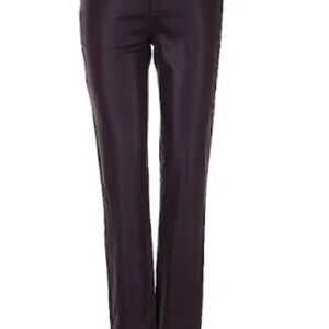 J Brand Women's Dark Purple Straight Leg Pants